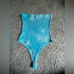 Tie dye blue Eden Bodysuit!
